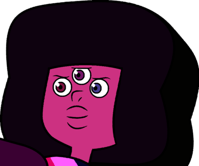 Garnet Steven Universe Eyes Judge, You Fail - Garnet Steven Universe Head (400x333), Png Download
