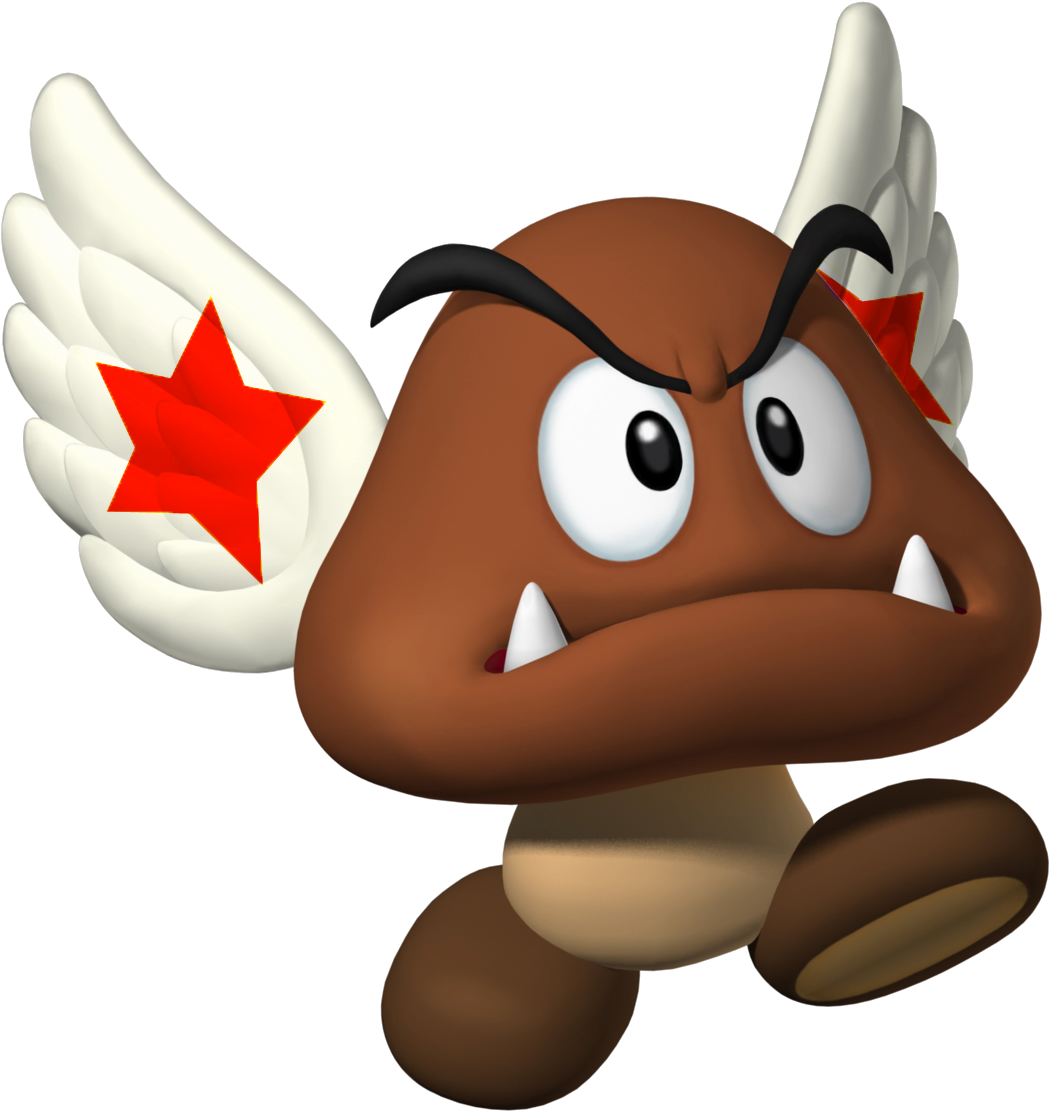 Done And - Goomba Mario (1057x1117), Png Download