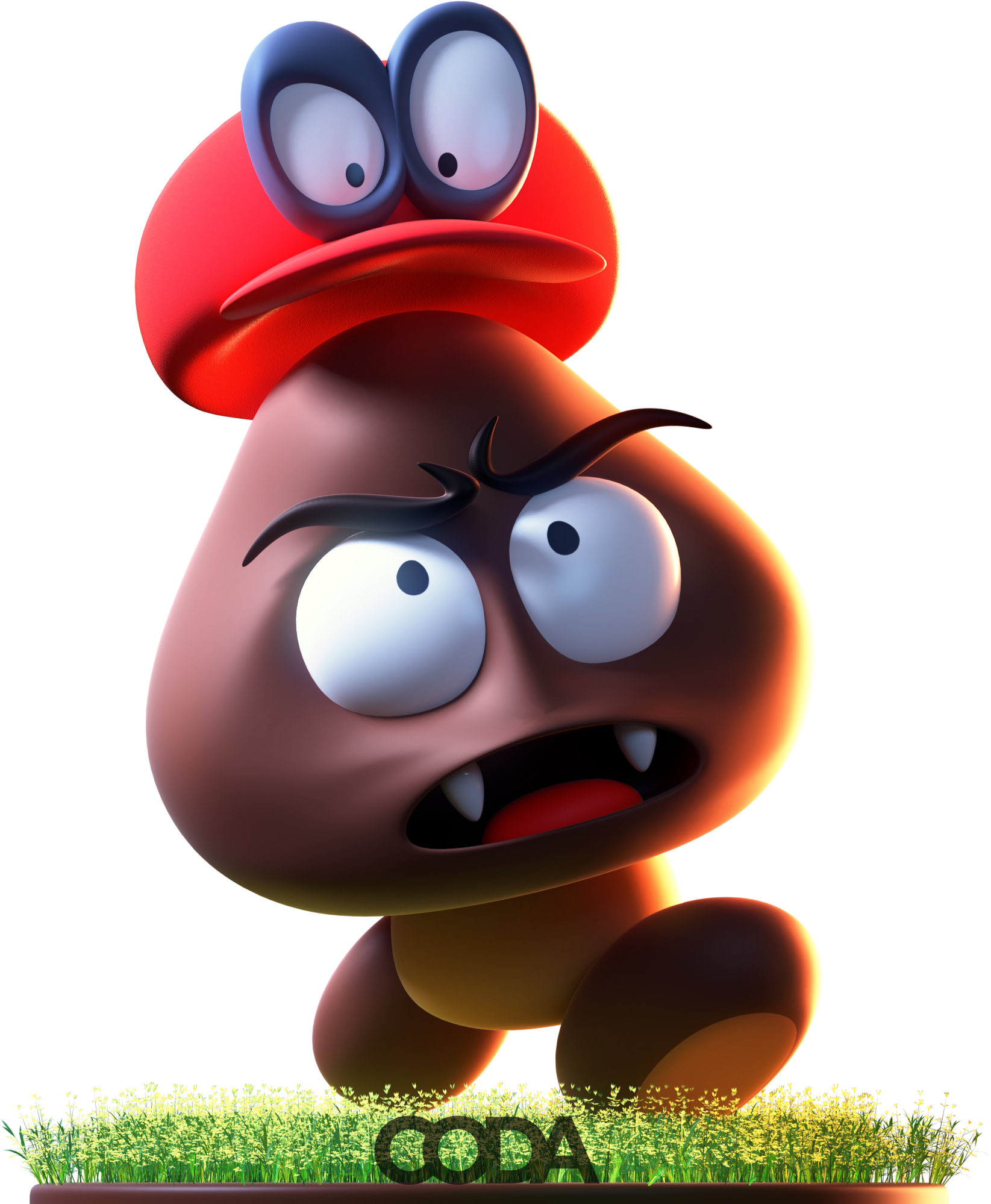 Fan Artabsolutely Love Odyssey, So I Modeled This Little - Mario Series (2000x2000), Png Download