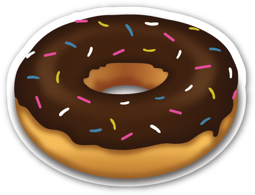Jpg Library Pics Words Png Pinterest Doughnuts Emojis - Food Emojis With Transparent Background (538x421), Png Download