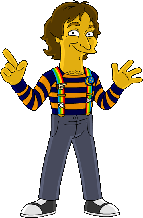 Bart Simpson Drax The Destroyer Drawing - Robin Williams En Los Simpsons (525x800), Png Download