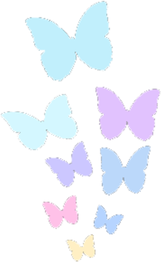 Pastel Butterfly By Aresnox On Deviantart Picture Royalty - Pastel Butterflies (894x894), Png Download