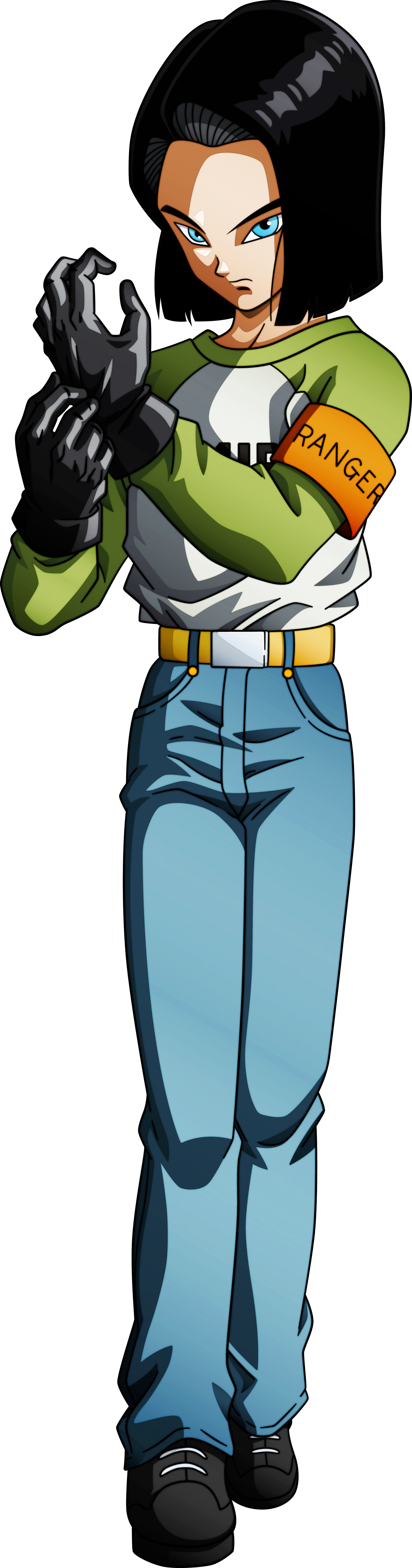 Android 17 - Android 17 Render (1600x6093), Png Download