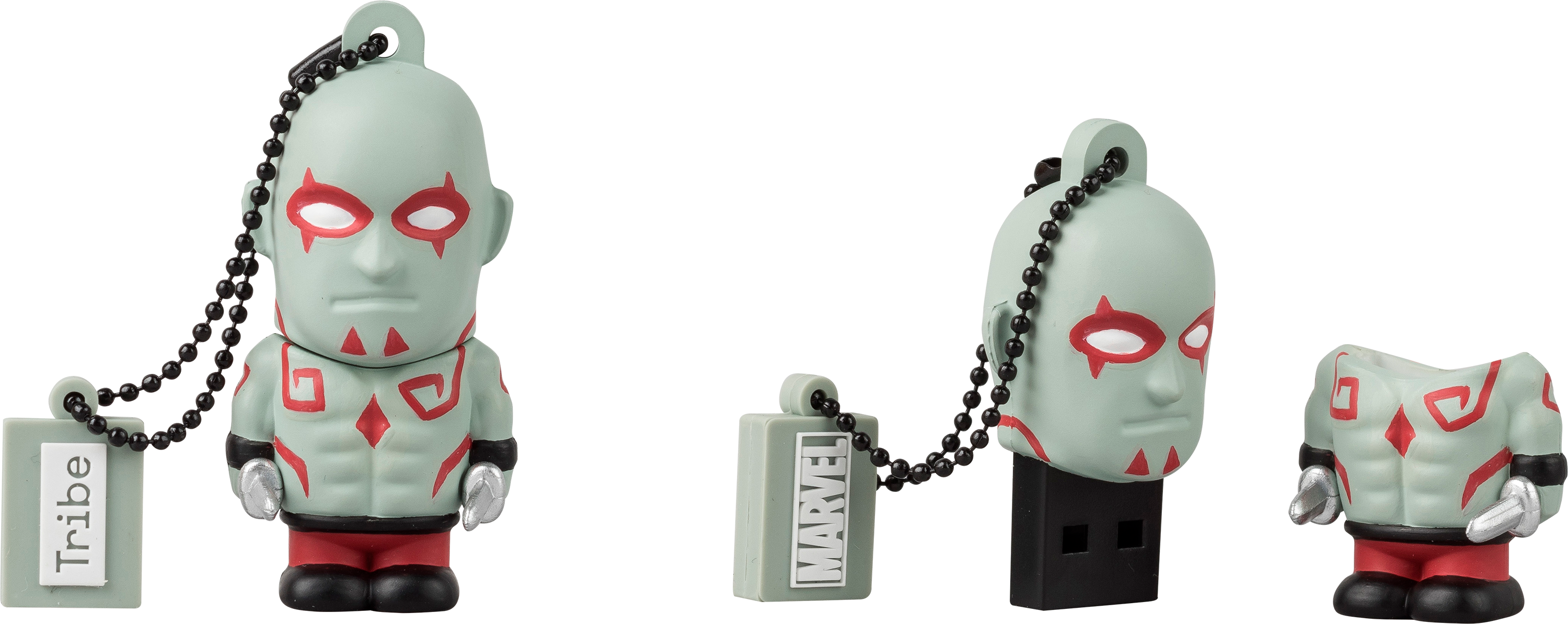 16gb Guardians Of The Galaxy Drax Usb Flash Drive - Tribe 16gb Guardians Of The Galaxy Drax Usb Flash Drive (3000x1195), Png Download