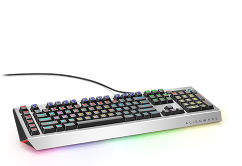 Alienware Pro Gaming Keyboard - Alienware Pro Gaming Keyboard Aw768 (480x333), Png Download