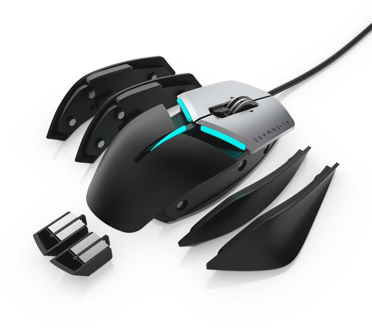 Alienware Elite Gaming Mouse Blown Up 3 Copy Alienware - Alienware Mouse (1200x1200), Png Download