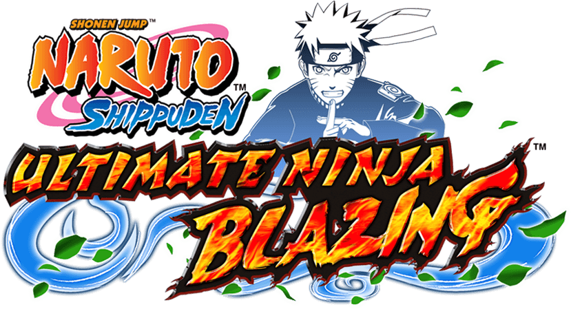 Ultimate Ninja Blazing - Naruto Shippuden Ultimate Ninja Blazing Logo (1000x448), Png Download