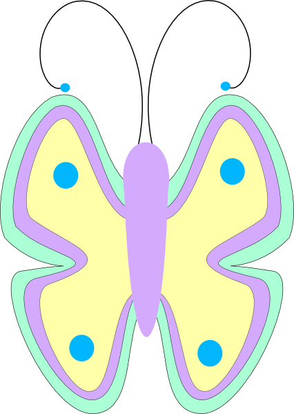 Small - ผีเสื้อ พาส เท ล (426x599), Png Download