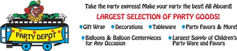 Party Supplies - Graphic Design (767x165), Png Download