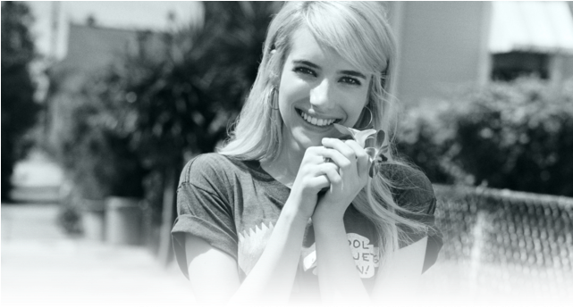 Happy 25th Birthday Emma Roberts - Emma Roberts Teen Vogue 2015 (640x360), Png Download