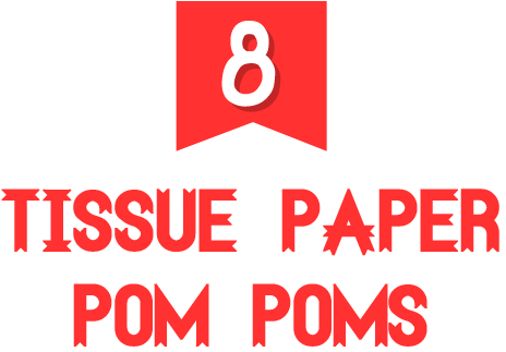 Tissue Paper Pom Poms - Jacket (629x322), Png Download