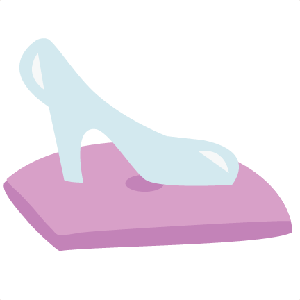 Clipart Cinderella Shoe - Cinderella Slipper Pillow Png (432x432), Png Download