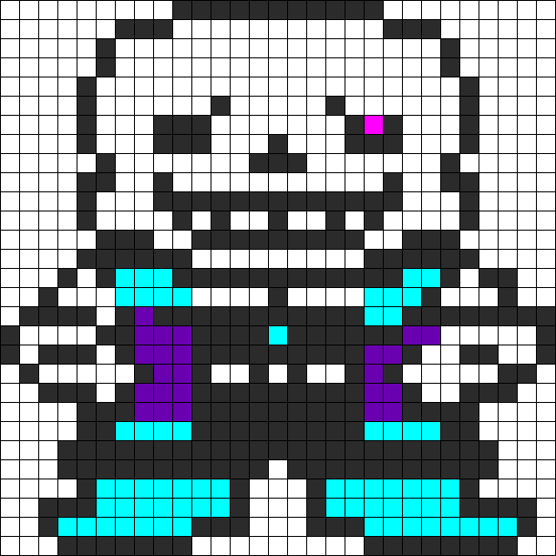 Lust Sans Perler Bead Pattern / Bead Sprite - Central City Brewing Co Ltd (610x610), Png Download