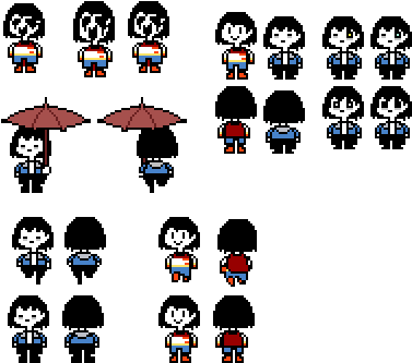 “ Did Some Sprite Edits In Honor Of My Megalovaniatale - Au Sans Sprites (414x364), Png Download