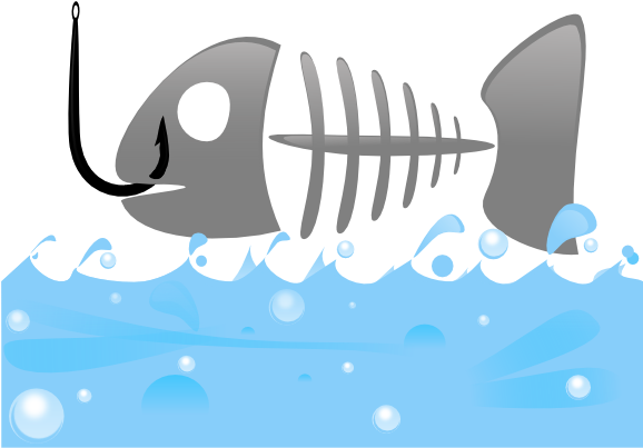 Fish Logo Clip Art - Background Fish Ppt (582x596), Png Download