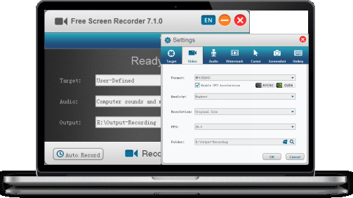 Free Screen Recorder (503x282), Png Download