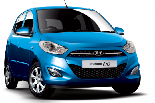 Hyundai I10 Png Deep Red - Hyundai I10 Grand (542x361), Png Download