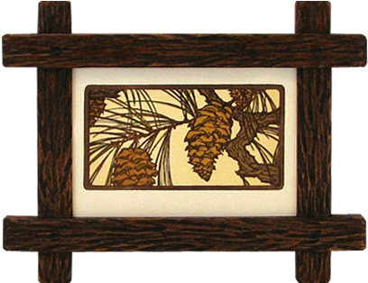 Rustic Adirondack Style Frame - Presto Personalised Products Ua3 (425x425), Png Download