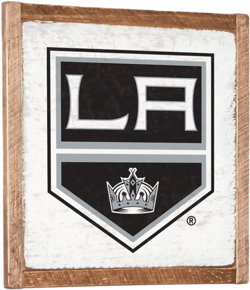 Los Angeles Kings Vintage Wall Art - Los Angeles Kings Logo Png (600x600), Png Download
