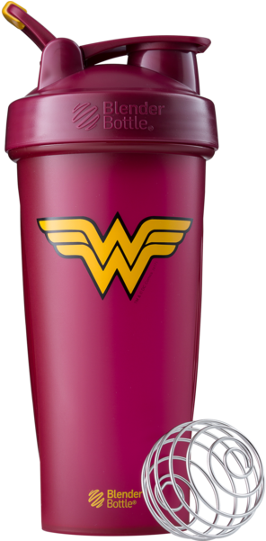 Superhero Shaker Cups - Blender Bottle Dc Comics (400x600), Png Download
