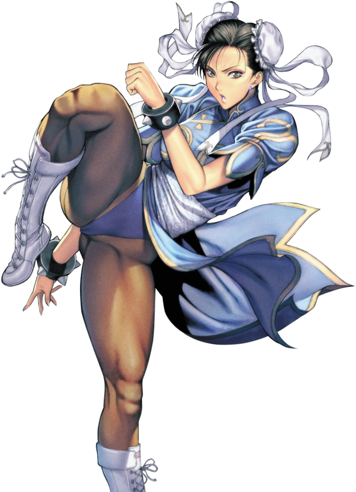 Chun Li Render 3 By Starikuto95-d7nsqr6 - Street Fighter Art Girl (755x1057), Png Download