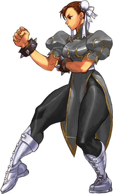 Sfiii Third Strike Hd Chun-li Palette 2 By Caliburwarrior - Chun Li Street Fighter Third Strike (484x729), Png Download