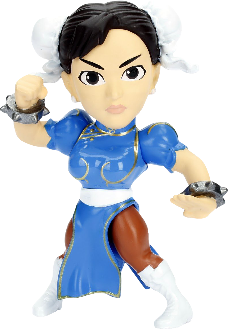 Chun - Metals Diecast Street Fighter (798x1153), Png Download