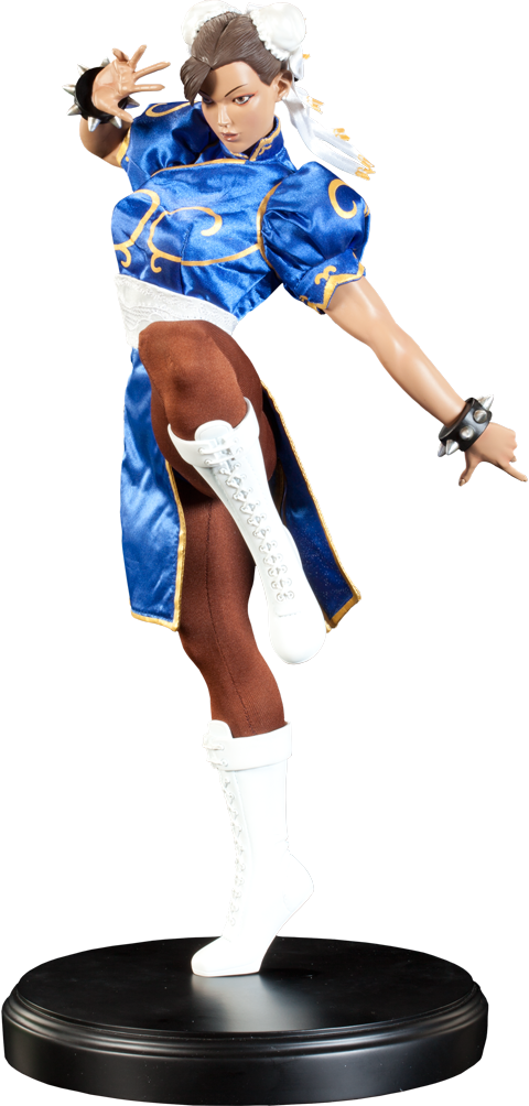 Chun-li Mixed Media Statue - Darkchylde Mixed Media Statue 1/4 Ariel Darkchylde (480x1004), Png Download