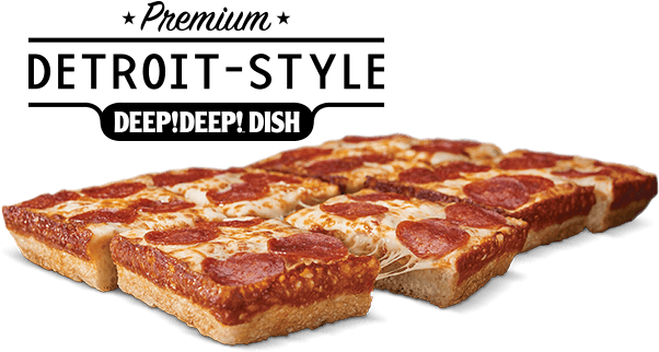 We Use The Finest Ingredients - Little Caesars Deep Dish (610x350), Png Download