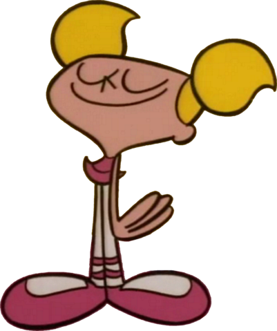 Dee Dee With Closed Eyes - Dee Dee Dexter Png (401x479), Png Download