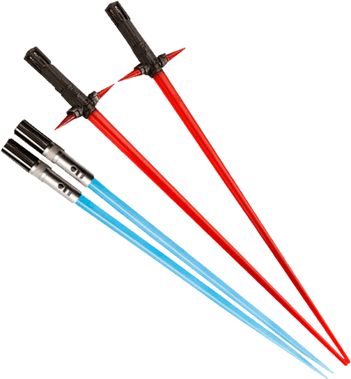 Kylo Ren And Rey Chopstick Set - Sword (600x600), Png Download