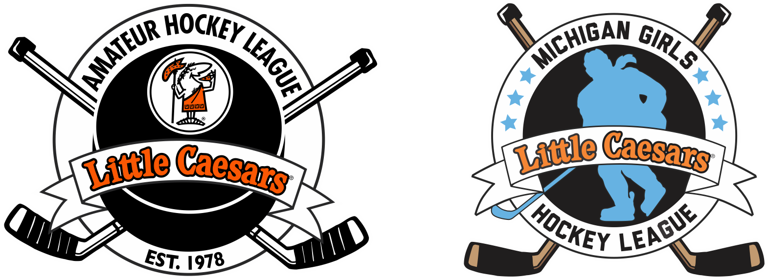 Little Caesars Amature Hockey League - Little Caesars (1570x573), Png Download