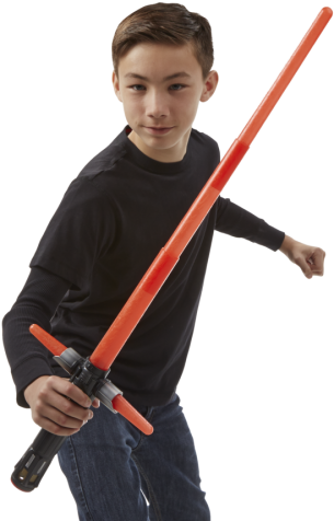 Hasbro Kylo Ren Lightsaber (500x500), Png Download