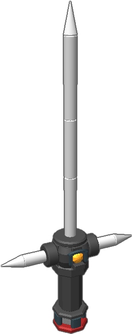 Kylo Ren's Lightsaber - Missile (768x768), Png Download