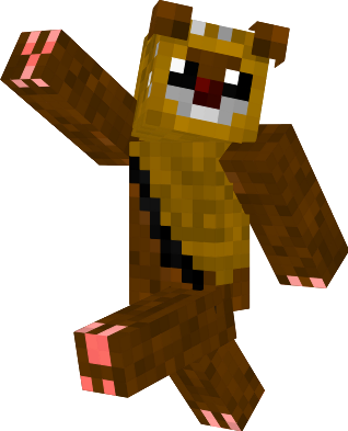 Http - //i - Imgur - Com/db8m0 - Minecraft Ewok Skin Png (318x393), Png Download
