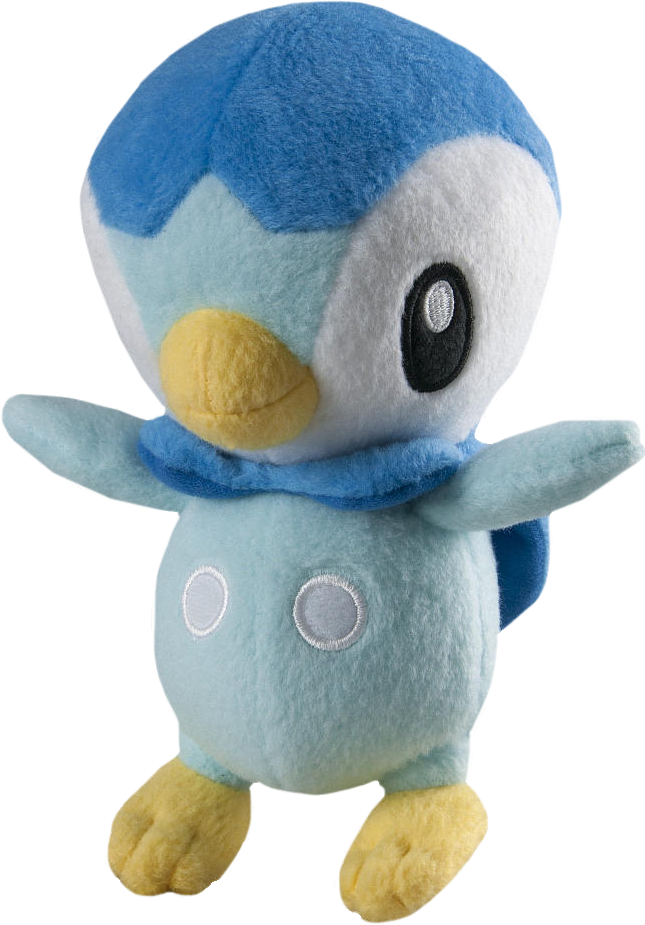 Trainer's - Piplup Trainer's Choice Plush Tomy 8 Inch Pokemon (645x925), Png Download
