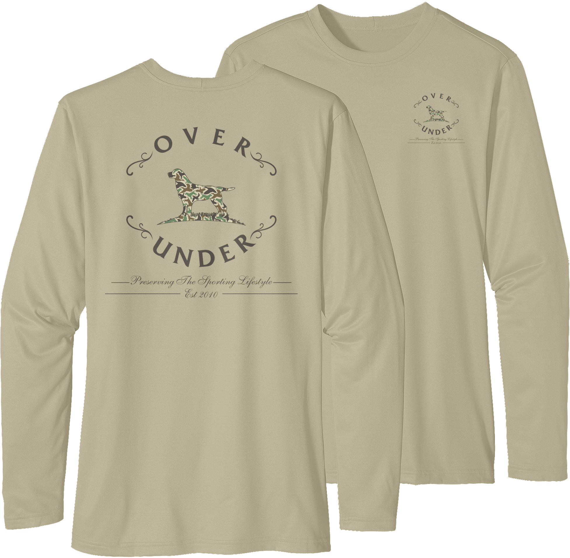 Oscperformance-min V=1537467752 - Over Under Original Logo Stickers-white (2000x2000), Png Download