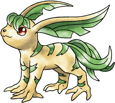 Here Are Some Sneak Peeks At G1/2 Style Renditions - Beta Leafeon (400x400), Png Download