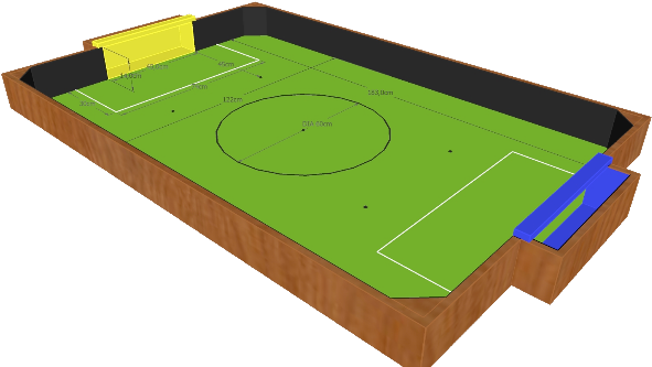 Soccer A Field - Robocup Junior Soccer Pitch (600x400), Png Download