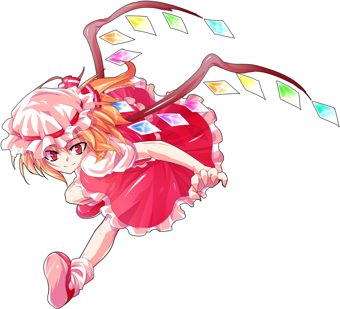 Hnn Luvs Jungoo On Twitter - Flandre Scarlet Alphes (1200x1095), Png Download