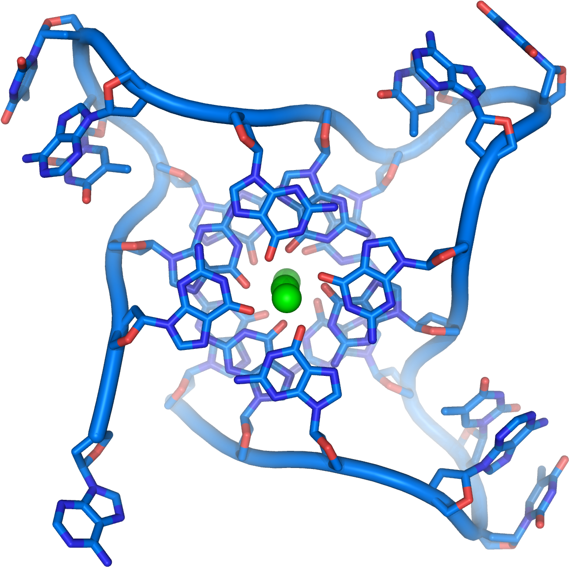 Quadruplex Structures - Quadruplex Structure Of Dna (1316x1200), Png Download