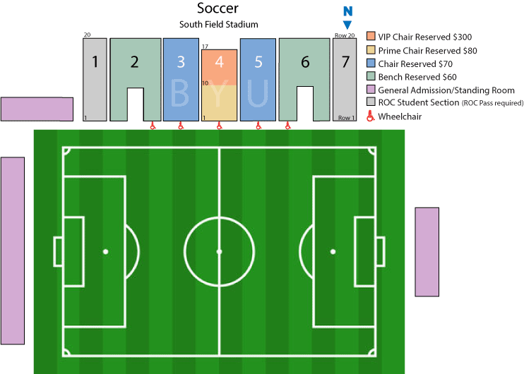 Women's Soccer Seating Chart - Plan (742x530), Png Download