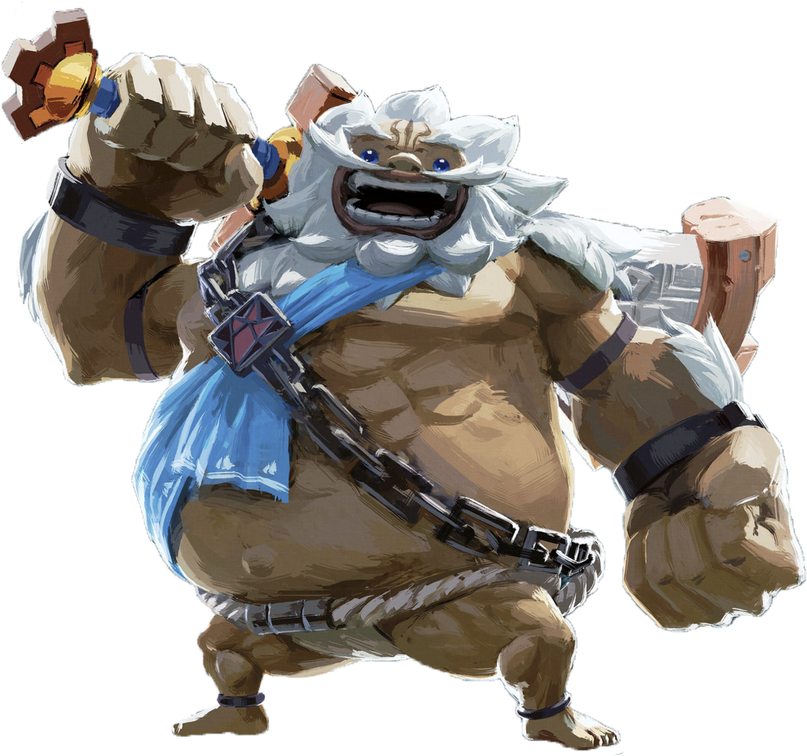 Click To Edit - Legend Of Zelda Breath Of The Wild Goron (1280x1182), Png Download