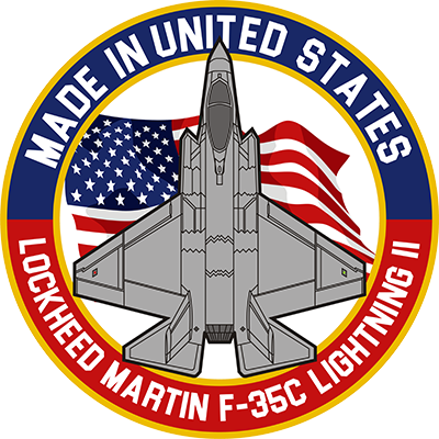 Lockheed Martin F-35c Lightning Ii - Nixon Gold And Blue Watch (400x400), Png Download