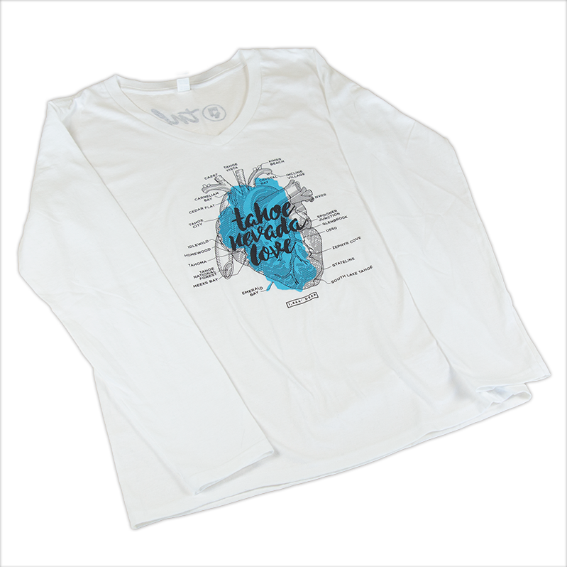 Ladies Anatomical Heart Long-sleeve - Bee (799x798), Png Download