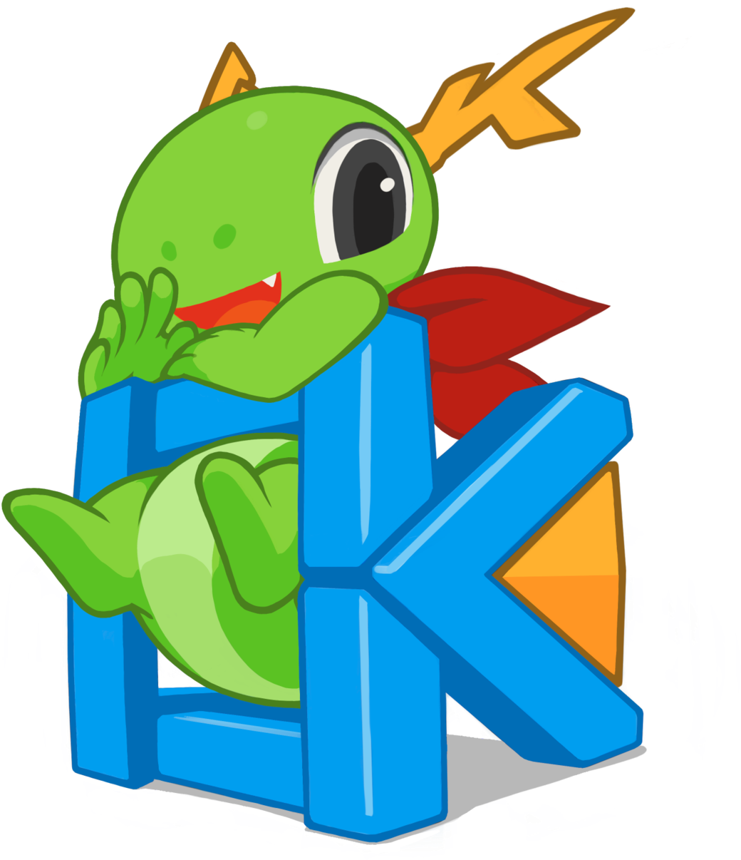 View Faggot , - Kde Mascot (1200x1369), Png Download
