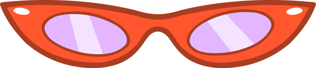 Gurugrendo, No Pony, Object, Rarity's Glasses, Resource, - Rarity Glasses (1280x276), Png Download