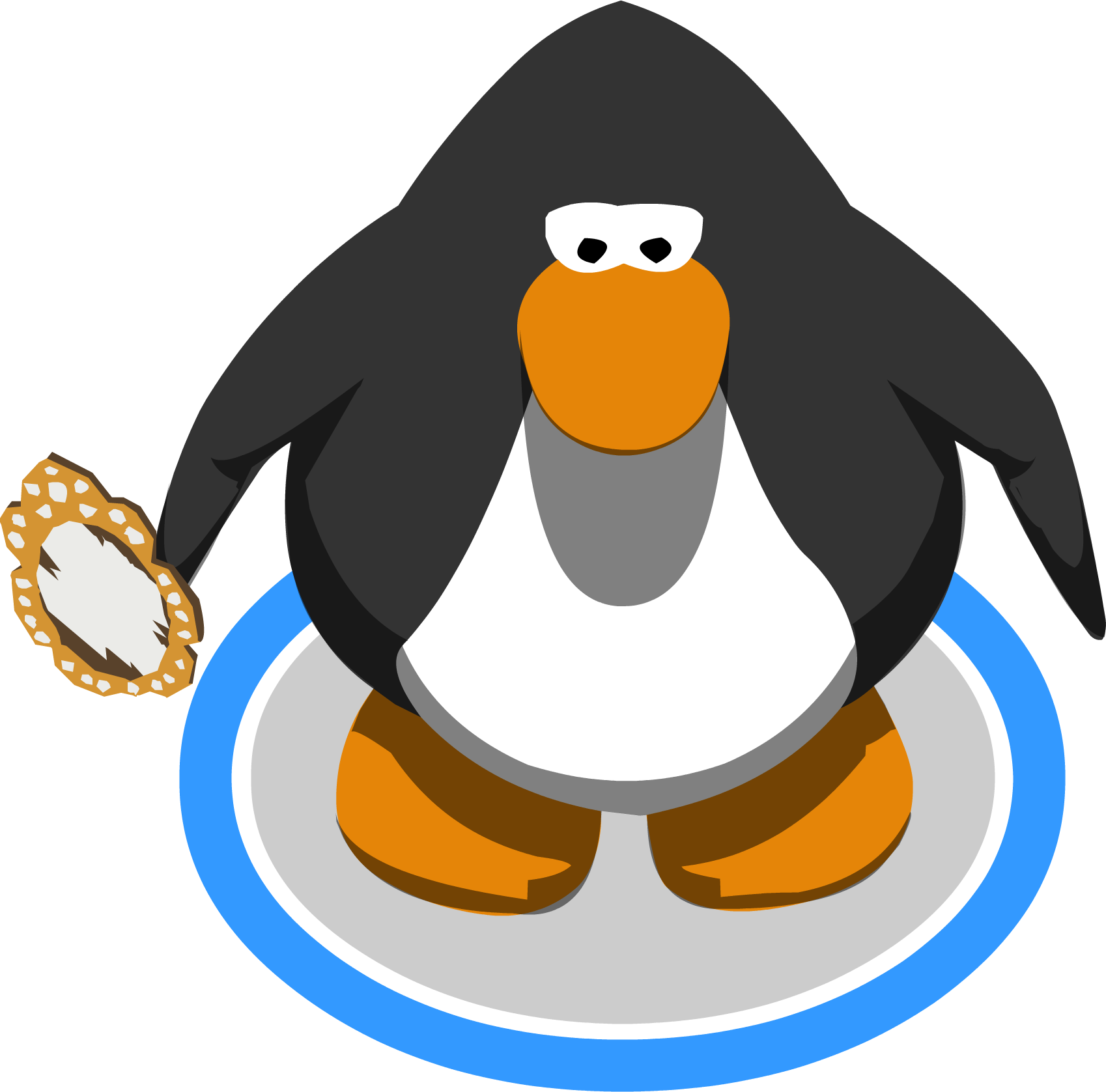 Magic Hand Mirror In-game - Miss Piggy Club Penguin (1698x1677), Png Download