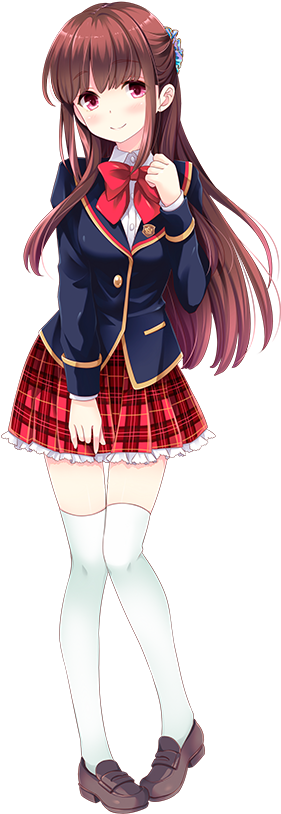 Manga Artist, School Uniforms, Girlfriends, Schoolgirl, - Anime Girl Full Body Png (640x880), Png Download