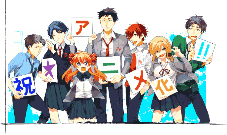 Monthly Girls' Nozaki-kun - Gekkan Shoujo Nozaki Kun (765x447), Png Download